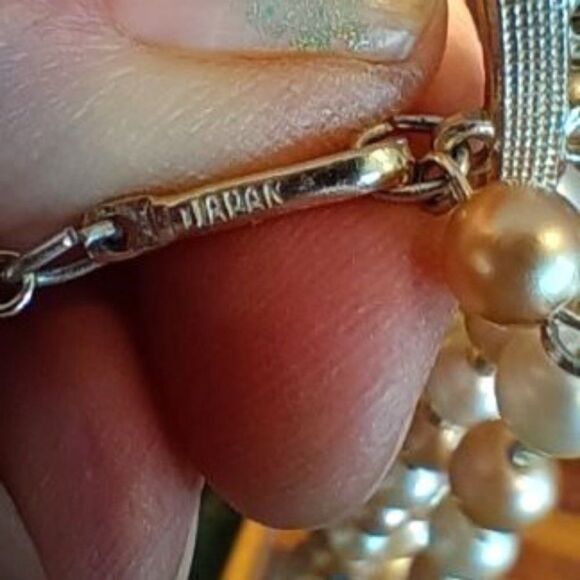 VTG Peach Pink Faux Pearl Silk Wrapped Bead Double Strand Choker Necklace Japan - Picture 4 of 6